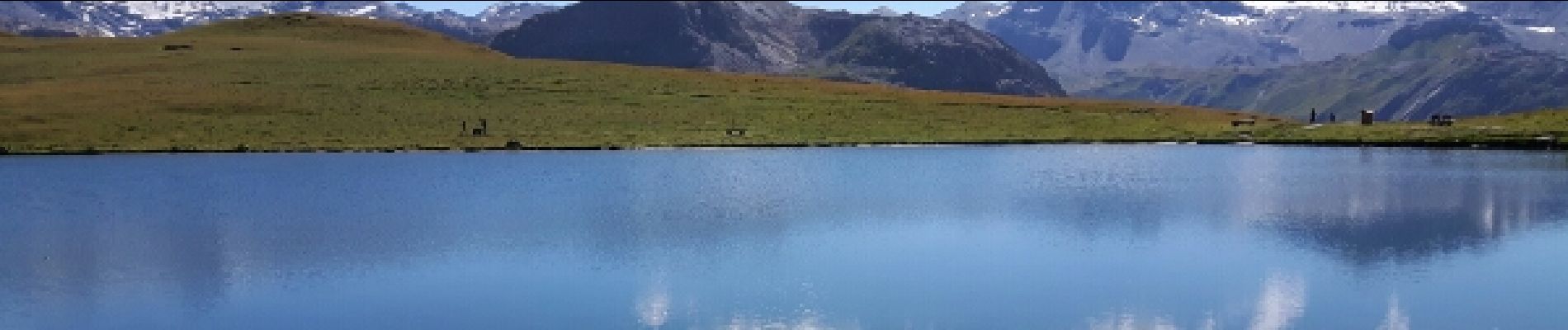 Tocht Stappen Val-d'Isère - tour du lac de l'Ouillette - Photo