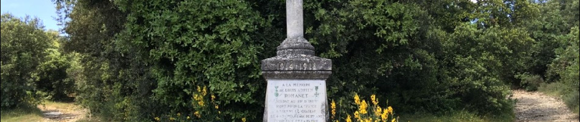 POI Bourg-Saint-Andéol - croix en souvenir du soldat Louis Adrien Romanet - Photo