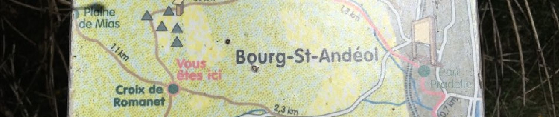 POI Bourg-Saint-Andéol - croix de Romanet  - Photo