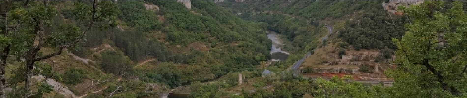 Tocht Stappen La Malène - la malene- rocher de hourtour - Photo