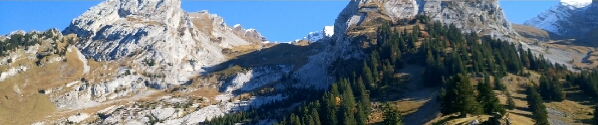 Trail Walking La Clusaz - confins - Trou de la mouche - Photo