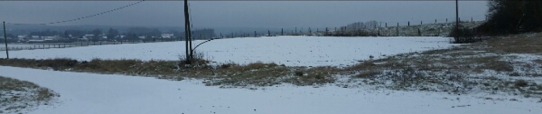 Tour Mountainbike Saint-Clément - sortie vtt du 08012017 neige - Photo