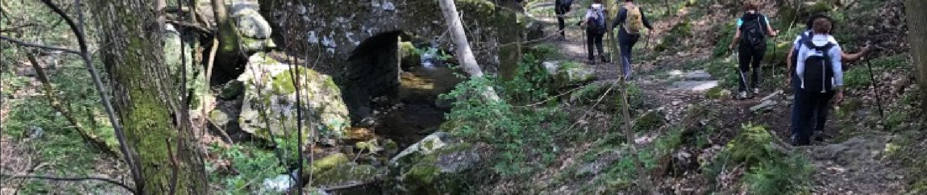 Trail Walking Jaujac - jaujac Thueys pont diable - Photo