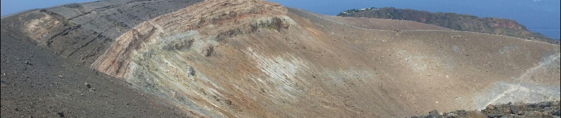 Randonnée Marche Lipari - cratere Volcano - Photo