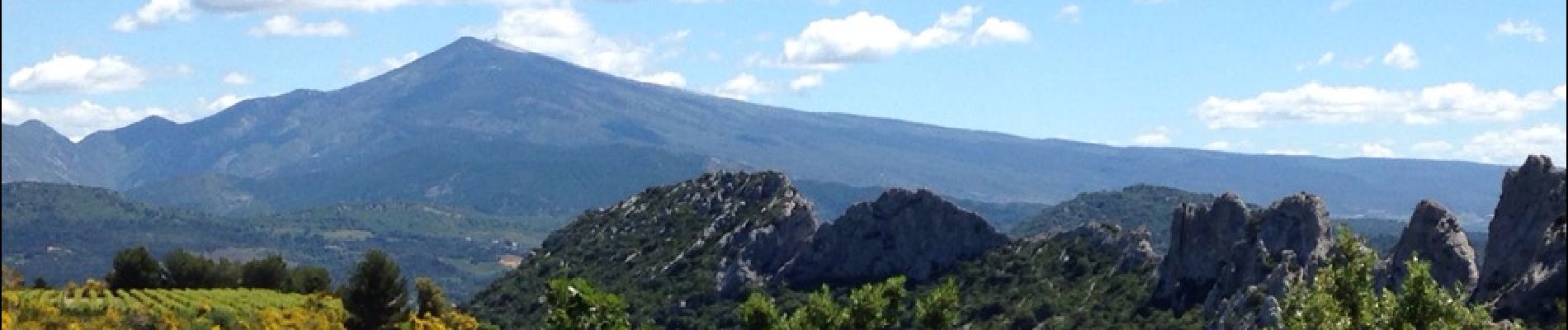 Tour Mountainbike Gigondas - dentelles de montmirail - Photo