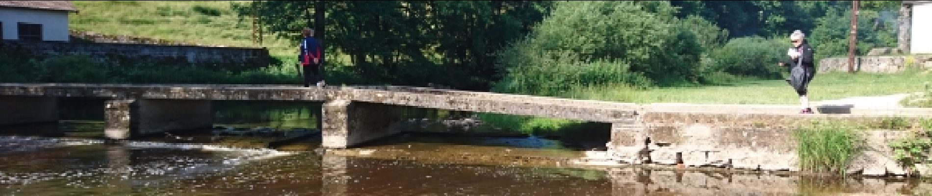 POI Tence - 01 - Passerelle sur le Lignon - Photo