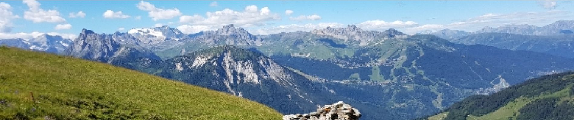 Tocht Stappen Champagny-en-Vanoise - Ruines du Tougne depuis la télécabine  - Photo