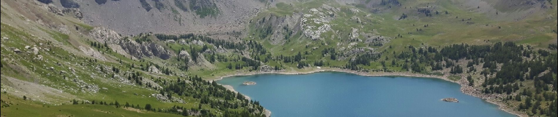 Tocht Stappen Allos - lacs de la petite Cayolle et des Garrets et montagne de l'Avalanche - Photo