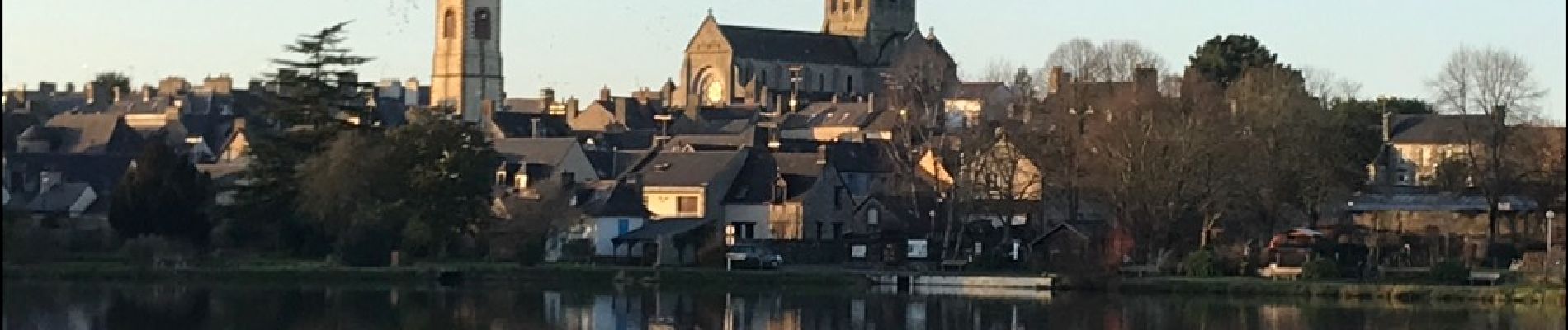 Tour Wandern Saint-Aubin-du-Cormier - 27/12/2017 - ST AUBIN DU CORMIER d'est en ouest.Virtuel - Photo