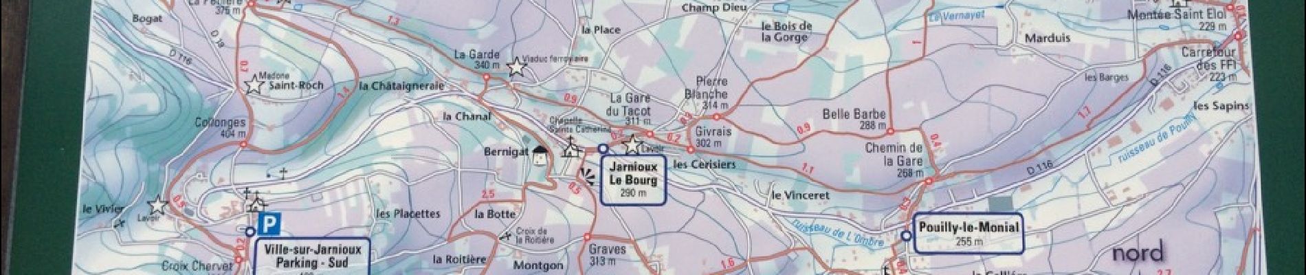 Percorso Marcia Porte des Pierres Dorées - Jarnioux 10.4 km - Photo