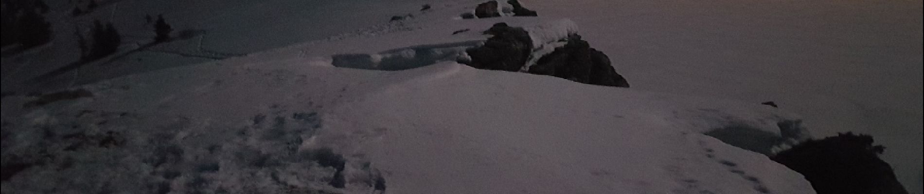 Randonnée Raquettes à neige Lans-en-Vercors - La Crête des Ramées de nuit en raquettes (2018) - Photo