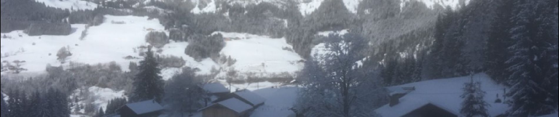 Percorso Racchette da neve Abondance - Les Carres - les Ouyes - le Chon - la Plagne - les Ogays - les Carres - raq  - Photo