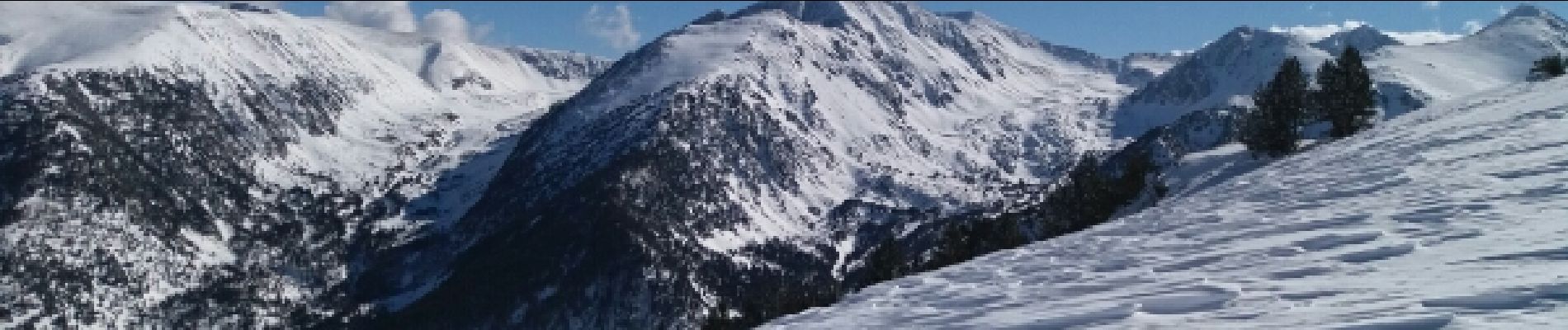 Randonnée Raquettes à neige Fontpédrouse - boucle autour du Cucurucull - Photo