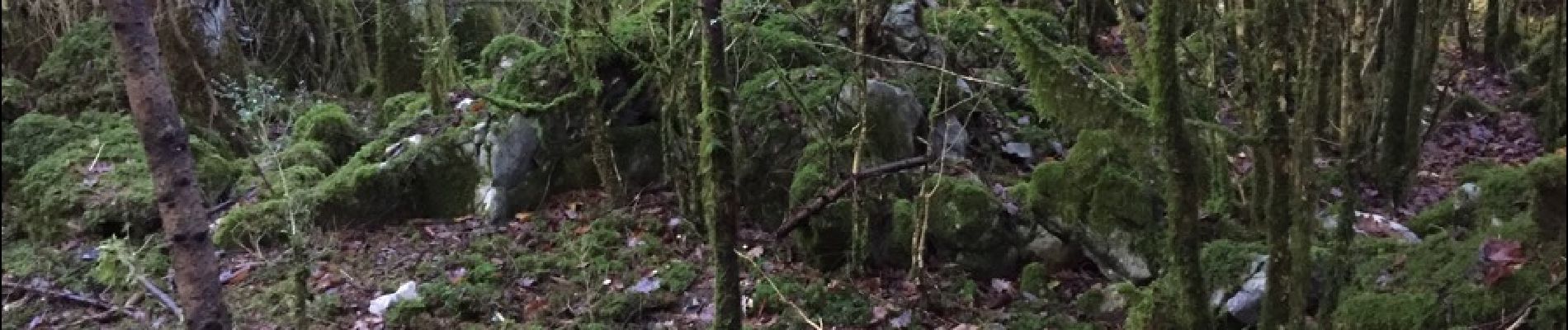 Point d'intérêt Fougax-et-Barrineuf - secteur largement bâtis autour de dolines  - Photo