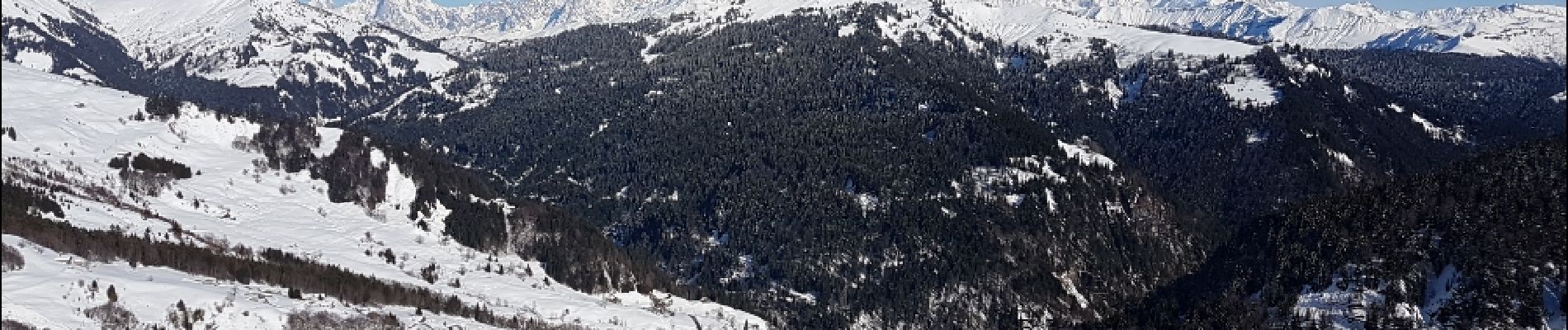 Tour Schneeschuhwandern La Clusaz - col aravis - Photo