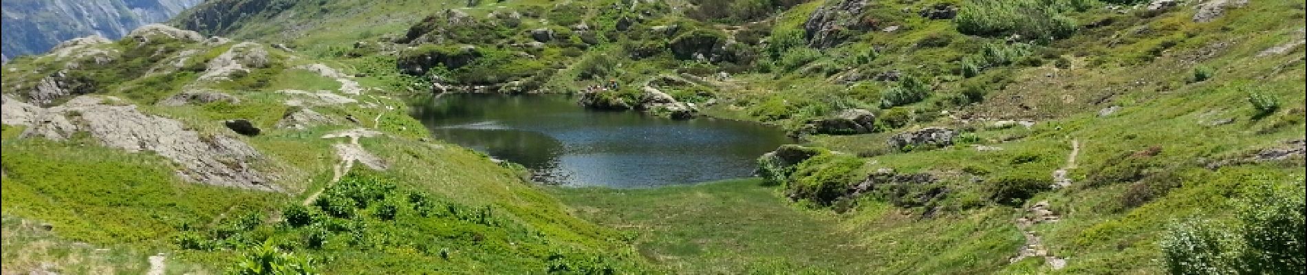 Randonnée Marche La Chapelle-en-Valgaudémar - Chalet-hôtel de Gioberney - boucle Lac du Lauzon  - 7.2km 480m 4h30 (1h) - 2018 06 27 - Photo