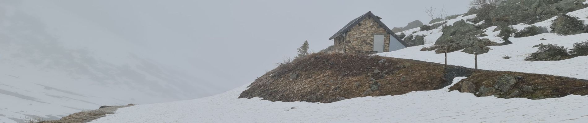 Percorso Racchette da neve Aragnouet - Piau-Engaly: Le Col, Neste de Badet (Brouillard) - Photo