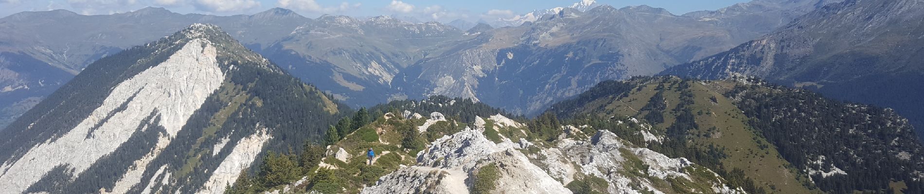 Trail Walking Courchevel - Courchevel-Moriond,  Lac de  la Rosière, col de la Chal, crête du Mont Charvet, col de Grosse Pierre, Cascades des Poux - Photo