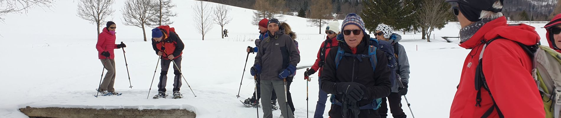 Tour Schneeschuhwandern Les Rousses - lac gèle des Rousses - Photo