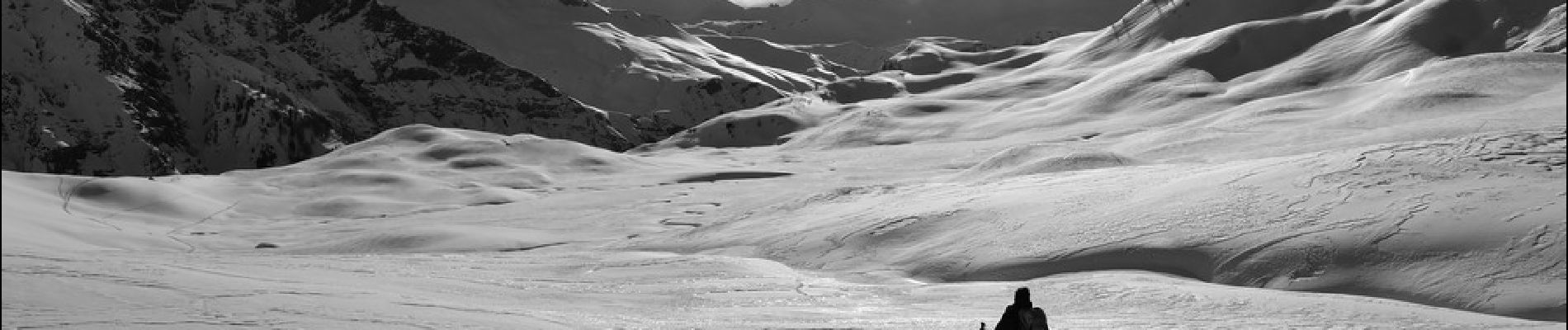 Tour Schneeschuhwandern Orcières - Orcières - Télémix de Rocherousse - Plateau de Jujal - Chalet Joubert - Station - Photo