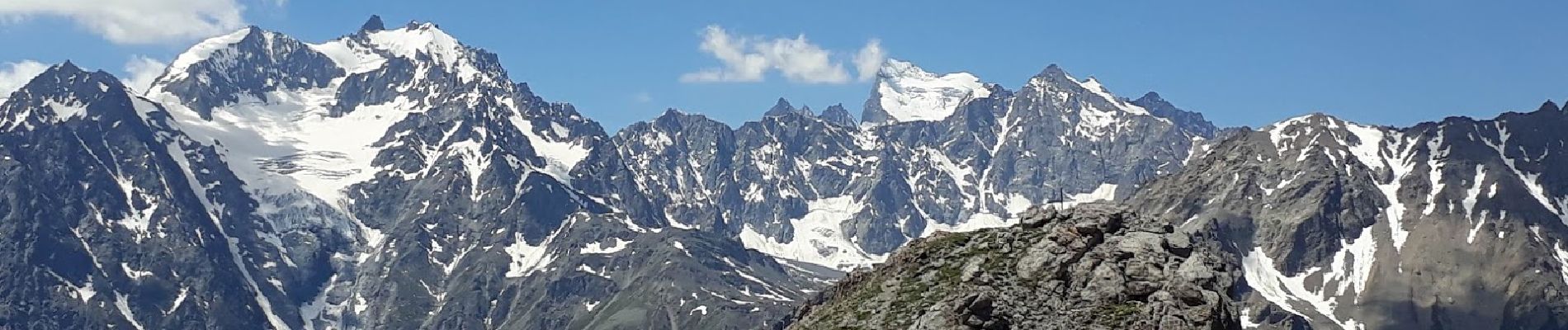 Percorso Via ferrata Le Monêtier-les-Bains - Via ferrata Aiguillette du Lauzet 30/06/18 - Photo