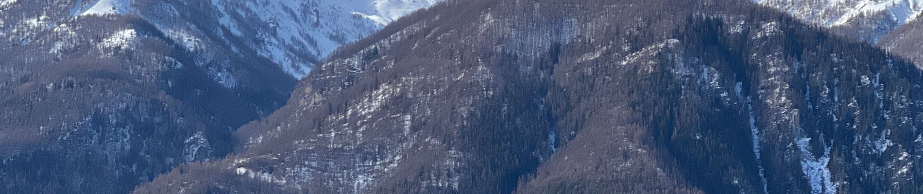 Randonnée Marche Saint-Étienne-de-Tinée - Pas de Barbacane hiver - Photo