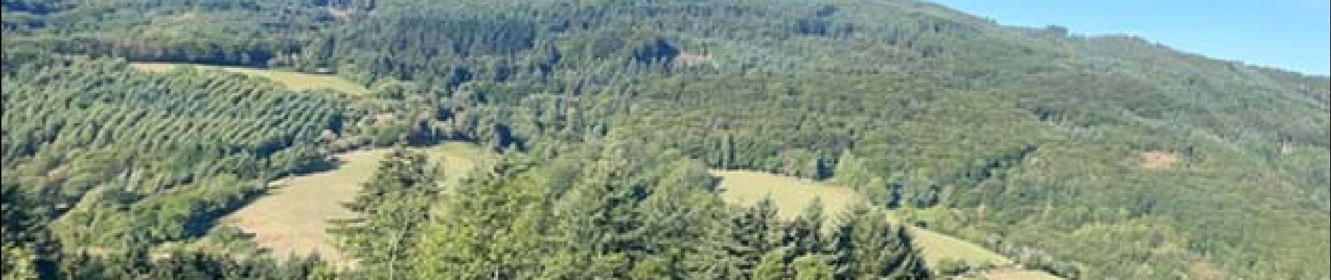 Point d'intérêt Arcon - Panorama sur les bois de Tombérimaux - Photo