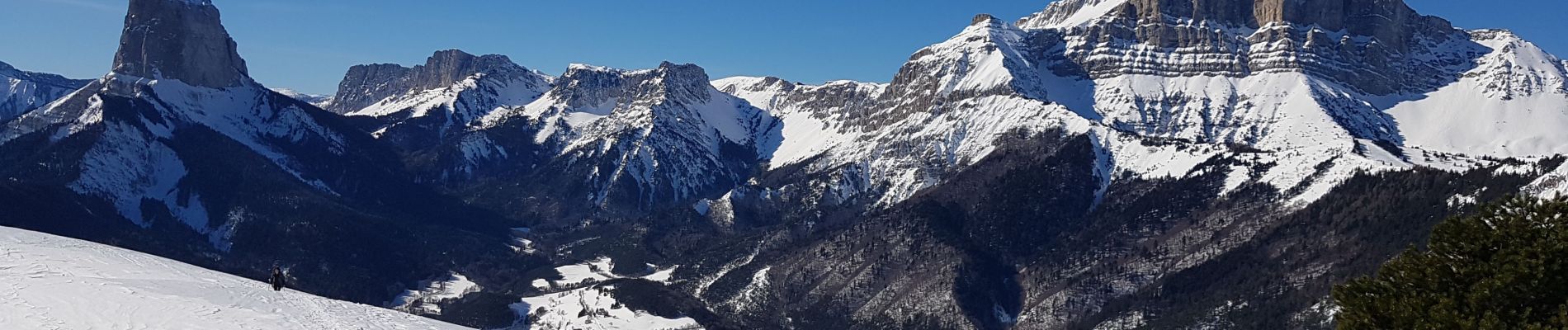 Excursión Raquetas de nieve Gresse-en-Vercors - Les Rochers du Baconnet - Photo