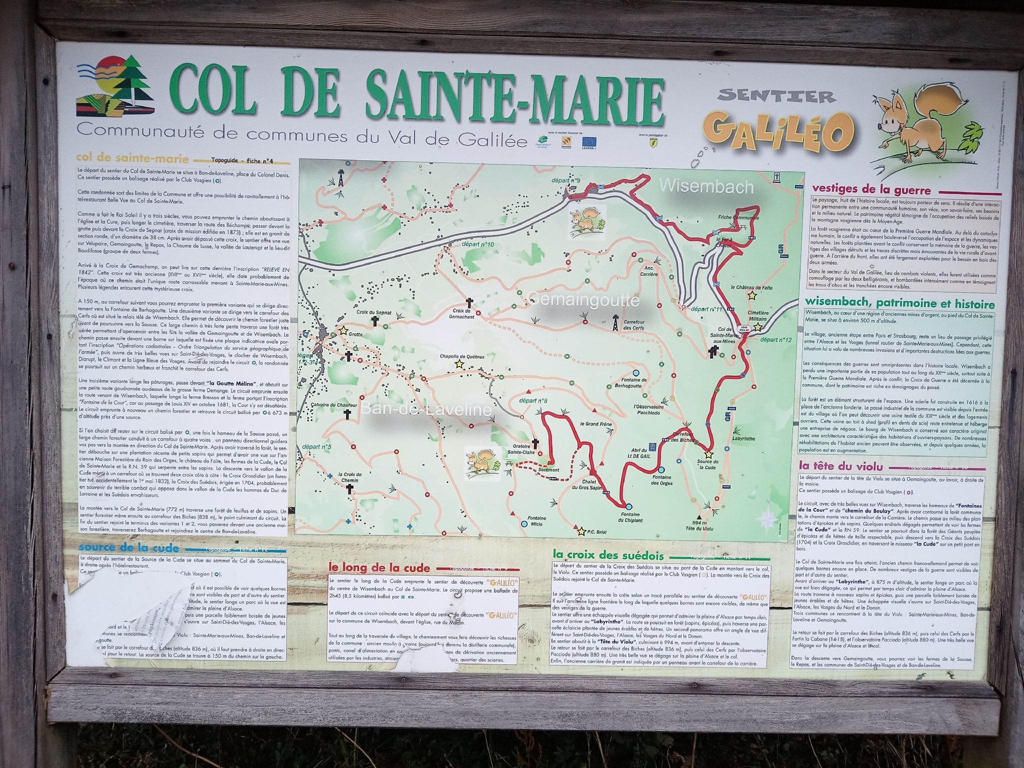 Randonnée Marche à SainteMarieauxMines Col de Ste Marie aux Mines