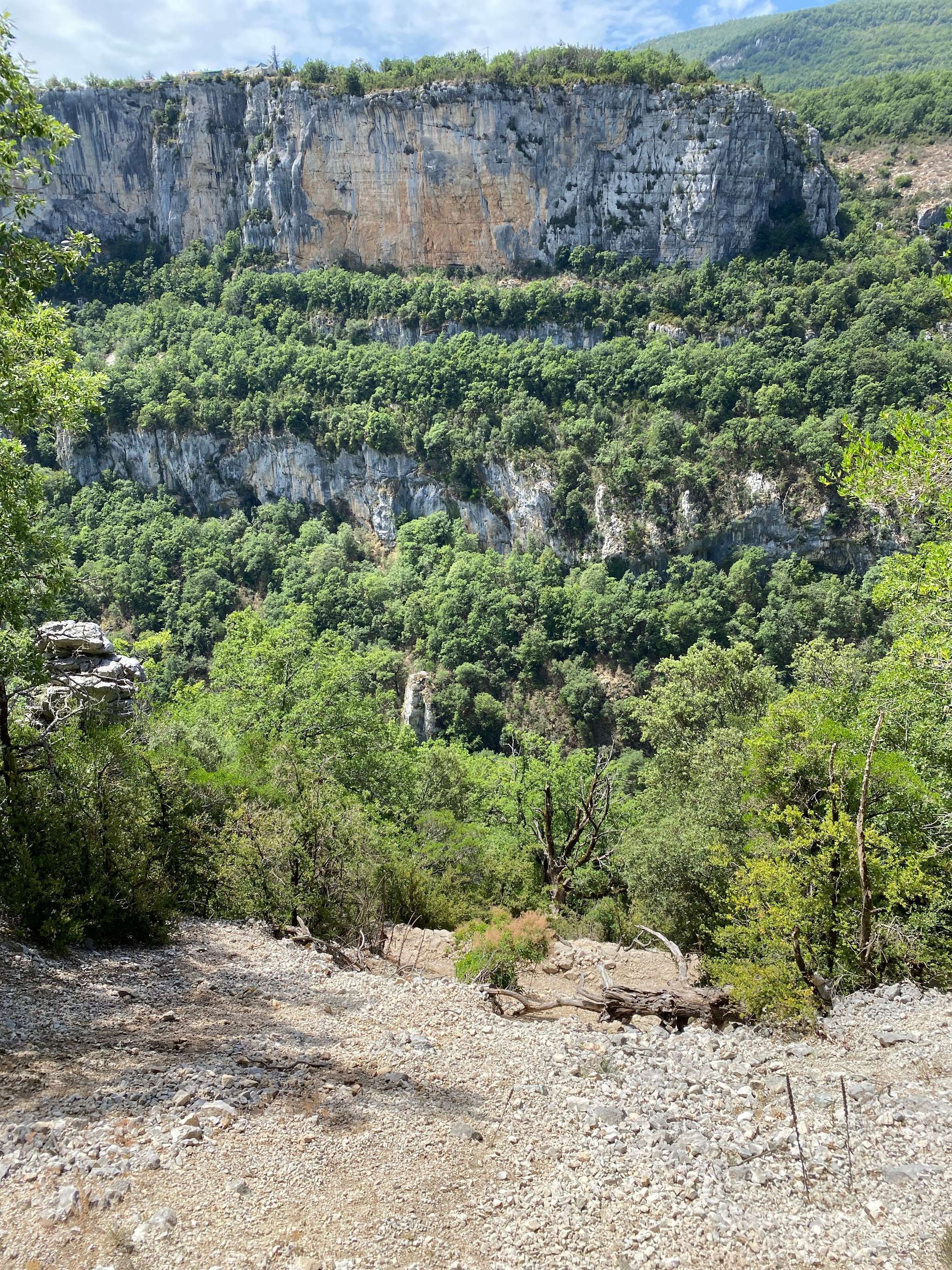 Point De Depart Du Sentier Blanc Martel D23 04120 La Palud Sur Verdon