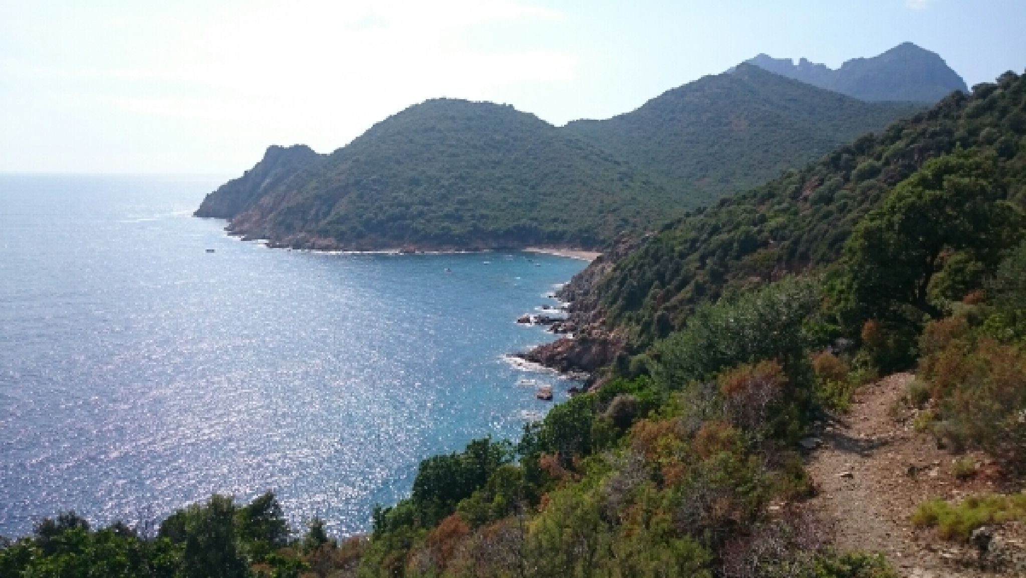 Trail Walk At Osani Plage De Caspiu Plage De Gradelle A Et