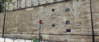 Point d'intérêt Paris - Poème sur mur - Le Bateau ivre d’Arthur Rimbaud - Photo