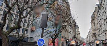 Point d'intérêt Paris - Street art tulipes en relief - Photo