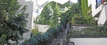 POI Parijs - Rue michel Tagrine, escaliers - Photo