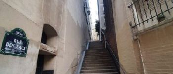 Point d'intérêt Paris - Rue des eaux / escalier - Photo
