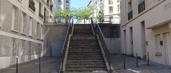 POI Parijs - escalier rue du Dr Germain Sée - Photo