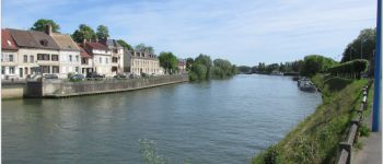 Point d'intérêt Pont-Sainte-Maxence - du pont les quai Nord est - Photo