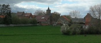 Point d'intérêt Braine-le-Comte - Sentier répertorié N° 2 - Vue sur le centre du village d'hennuyères - Photo