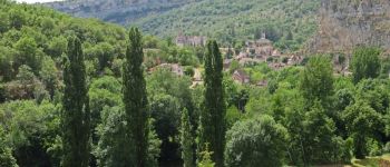 Punto de interés Cabrerets - Vue sur Cabrerets - Photo