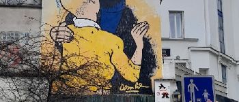 Point of interest Paris - Tintin Kissing   ¤¤ - Photo