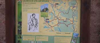 POI Ouroux-en-Morvan - Le Maquis Bernard - Panneau de la promenade - Photo