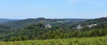 Point of interest Saint-Hubert - Vue vers la vallée de la Lomme, Mirwart et son château - Photo