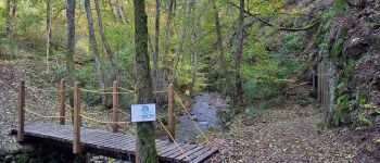 POI Chaudes-Aigues - Entrée Mine - Petit pont - Photo