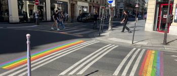 Point d'intérêt Paris - Passage piétons LGBT - Photo