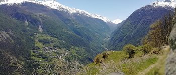 POI Törbel - Vue magnifique avec un banc pour prendre son temps - Photo