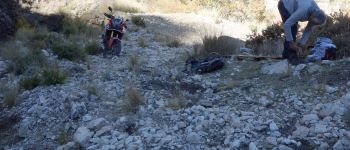 Point d'intérêt Alhama de Granada - Abandon moto - Photo