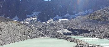 POI Le Monêtier-les-Bains - marque au dessus du 2ieme lacPoint 14 - Photo