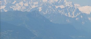 POI Ayent - Vue sur les alpes et le Mont Blanc - Photo