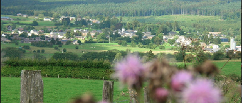 POI Sainte-Ode - Panorama sur le village de Lavacherie - Photo