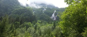 POI Sainte-Agnès - Vue des cascades. - Photo